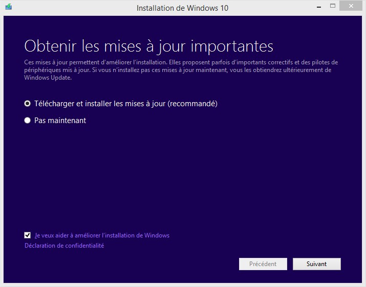 Windows 10 - Télécharger et installer les mises à jour