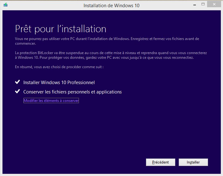 Windows 10 - Tout est prêt