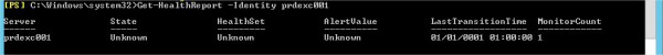 TSHOOT Exchange 2013 Get ServerHealth Unknown Components Inactive 