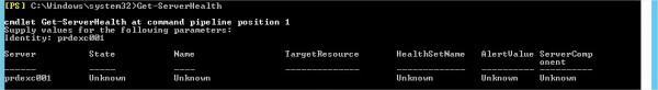  TSHOOT Exchange 2013 Get ServerHealth Unknown Components Inactive 