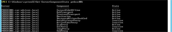 TSHOOT Exchange 2013 Get ServerHealth Unknown Components Inactive 