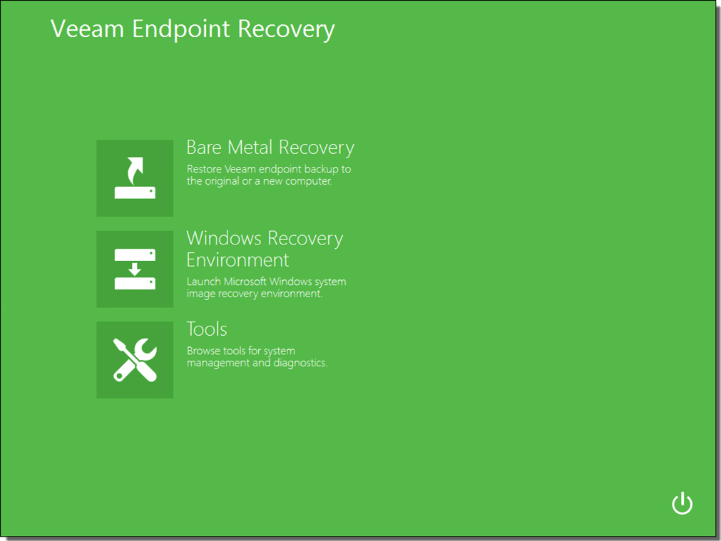 Veeam Endpoint Backup - Recovery