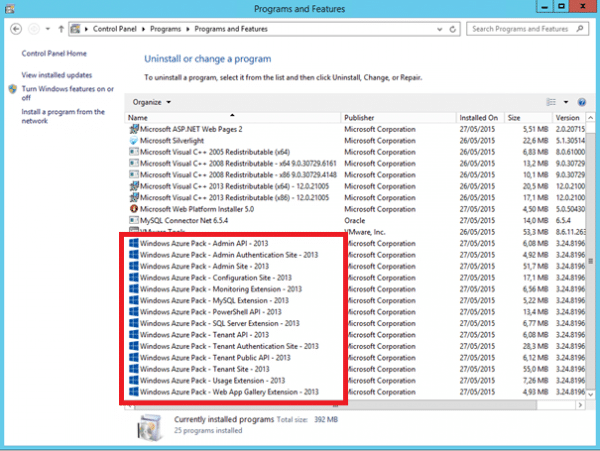 [tuto] - Wap : Installation De Windows Azure Pack Standalone En Mode 