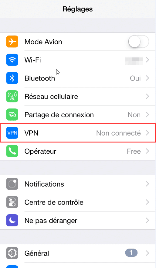 Configurer un VPN PPTP sur iOS_1