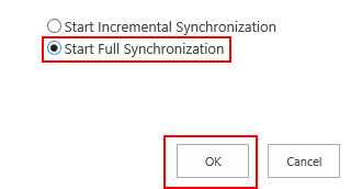 Sharepoint - start full sync