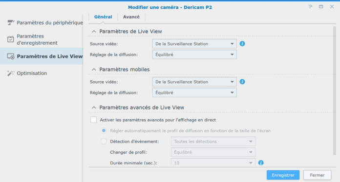 [TUTO] - Synology : Installation de la caméra Dericam P2 avec